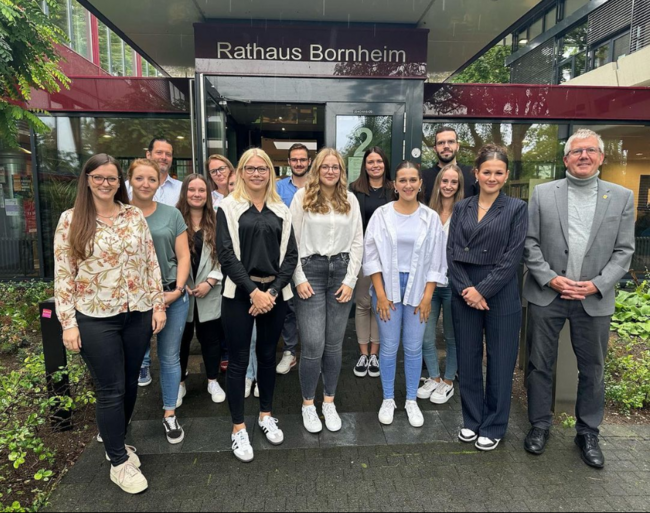 Neue Azubis der Stadt Bornheim begrüßt