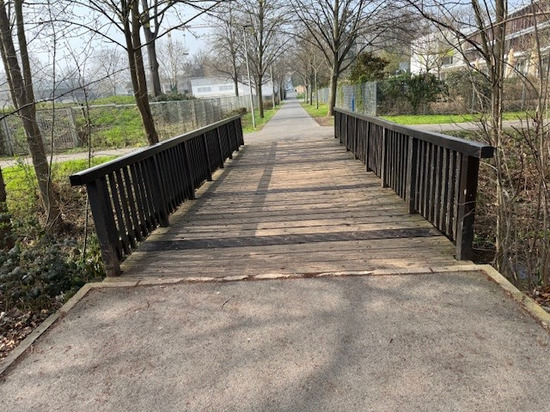 Brücke Europaschule vorher