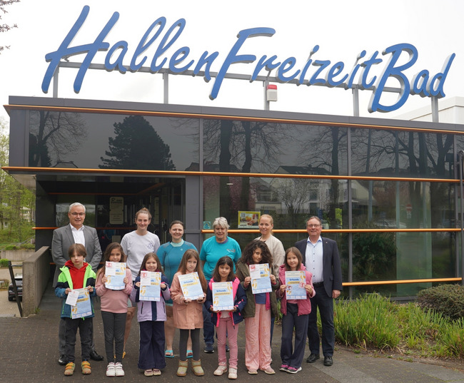Erfolgreiche Ferienschwimmkurse im Hallenfreizeitbad Bornheim
