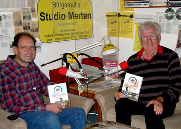 Hans Grugel im Gespräch mit Otto Ganser im Radio Studio Merten
