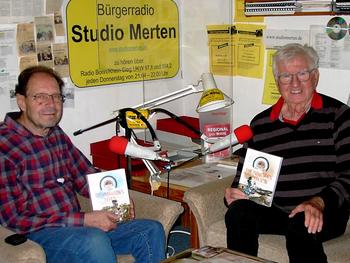 Hans Grugel im Gespräch mit Otto Ganser im Radio Studio Merten