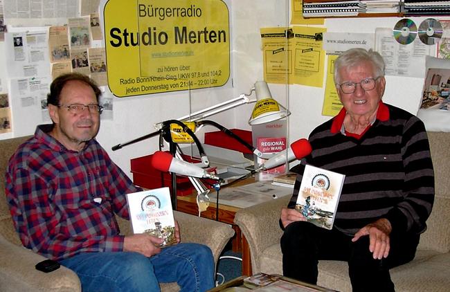 Hans Grugel im Gespräch mit Otto Ganser im Radio Studio Merten