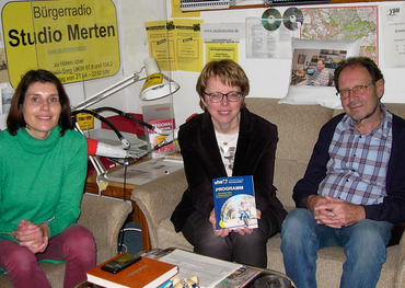 Das VHS-Programm wird im Radio vorgestellt