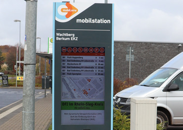 Dynamische Fahrgastinformation (DFI) in Wachtberg