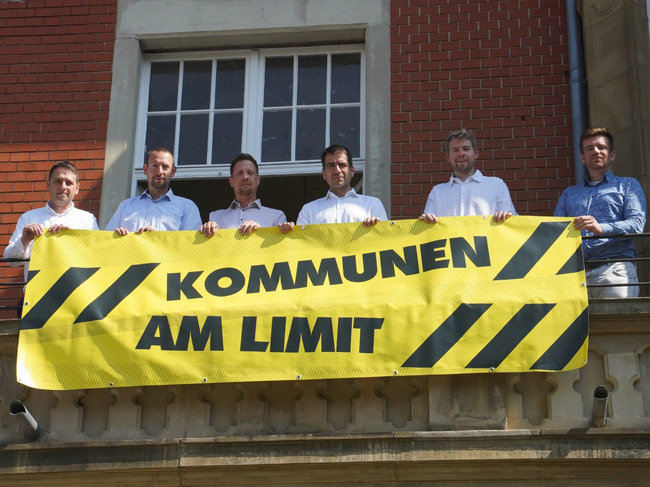 Auch die linksrheinischen Kommunen nutzen den deutschlandweiten Aktionstag "Kommunen am Limit", um vor dem drohenden Finanzkollaps zu warnen