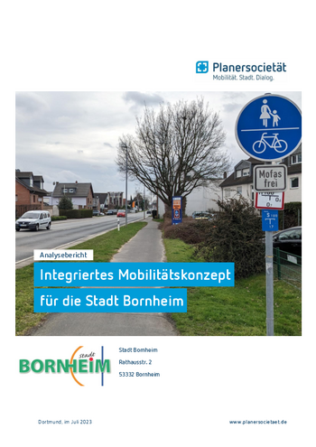 Bestandsanalyse Mobilitätskonzept Bornheim