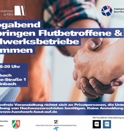 Poster Dialogabend Flut 2023