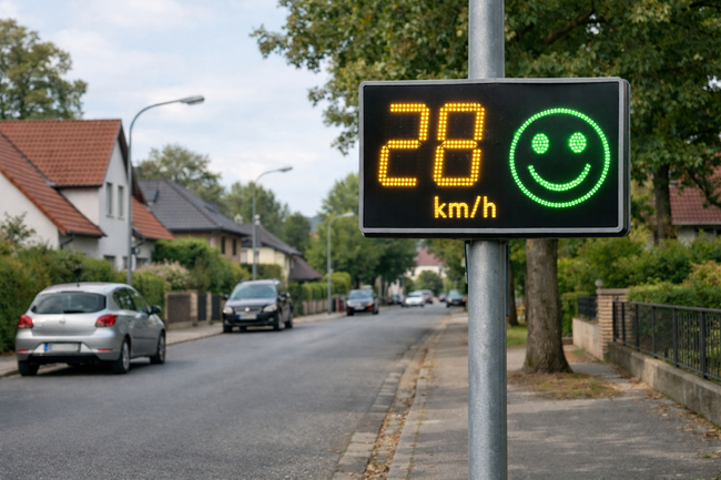 Symbolbild Geschwindigkeitsdisplay