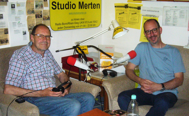 Im Studio (v.l.): Otto Ganser und Rüdiger Sweere. Foto: Studio Merten Im Studio (v.l.): Otto Ganser und Rüdiger Sweere. Foto: Studio Merten