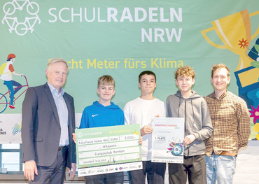 Europaschule Bornheim gewinnt beim Schulradeln NRW 2023 im Kreativ-Wettbewerb