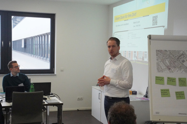 Manuel Thom (rechts und Stephan Nievelstein) vom Projektpartner e-regio