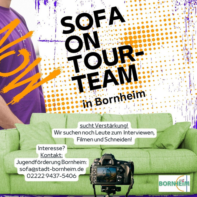 Das Team Sofa on Tour sucht Verstärkung