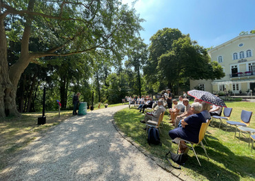 Die Auszeichnungsfeier fand bei herrlichem Sommerwetter statt