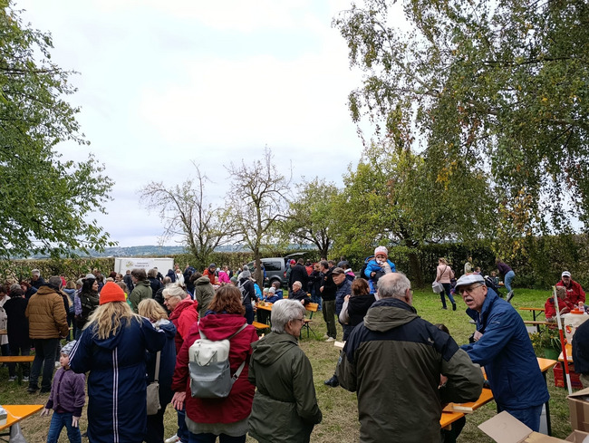 Das Streuobstwiesefest war gut besucht
