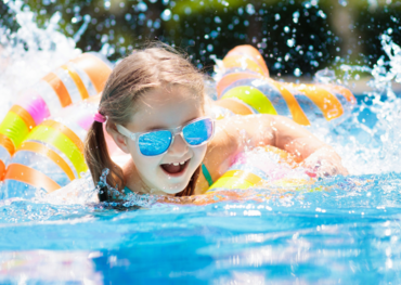 Schwimmen im Sommer