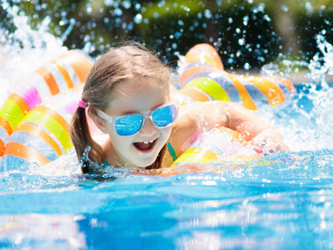 Schwimmen im Sommer