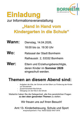 Info-Abend zur Einschulung