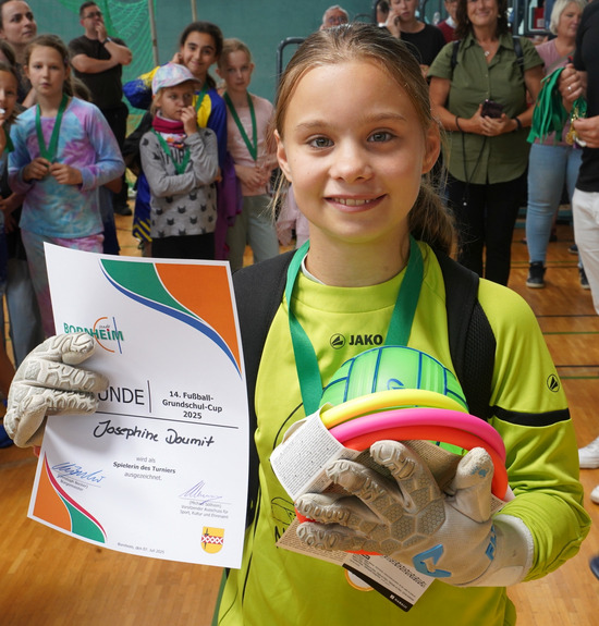 Spielerin des Turniers: Josephine Doumit