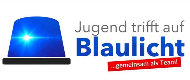 Logo Jugend trifft auf Blaulicht