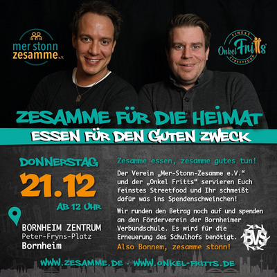 Plakat Onkel Fritts Spendenaktion
