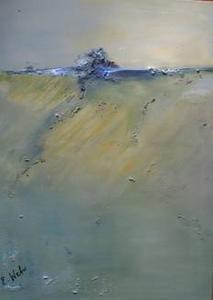 Seeland, Acryl auf Leinwand, 50 x 70 cm