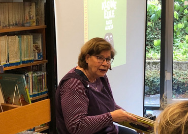 Cornelia Benninghaus bei der Lesepatenschulung