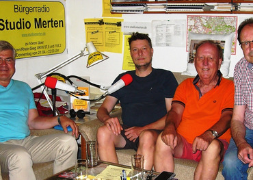 v.l.: Dirk Lindemann, Martin Koch, Norbert Brauner und Otto Ganser. Foto: Studio Merten