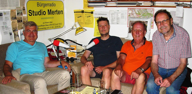 v.l.: Dirk Lindemann, Martin Koch, Norbert Brauner und Otto Ganser. Foto: Studio Merten