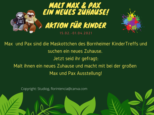 Plakat Max und Pax
