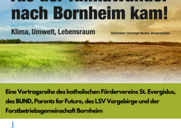 Vortragsreihe "Als der Klimawandel nach Bornheim kam"