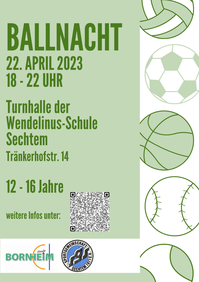 Plakat Ballnacht Sechtem