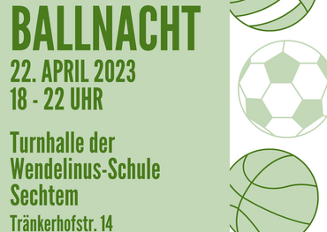 Plakat Ballnacht Sechtem 2023