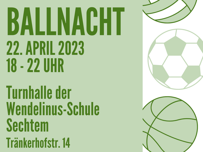 Plakat Ballnacht Sechtem 2023