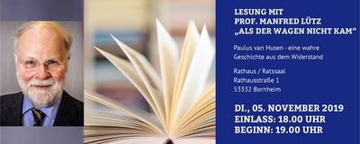 Banner Lesung Lütz