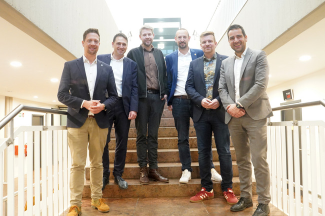 Wollen mit einer Stimme sprechen (v.l.): Swen Christian (Wachtberg), Sven Schnieber (Meckenheim), Tobias Leuning (Swisttal), Christian Mandt (Bornheim), Christian Lanzrath (Alfter) und Daniel Phiesel (Rheinbach)