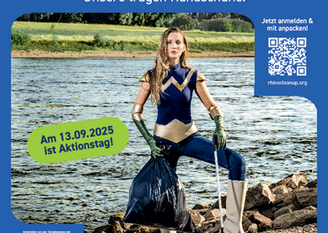 Plakat RhineCleanUp 2025