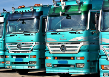 Parkende LKW