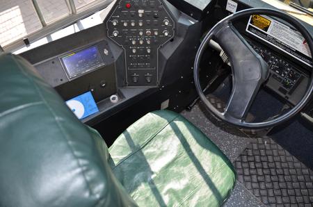 Das Cockpit des neuen Gefährts...