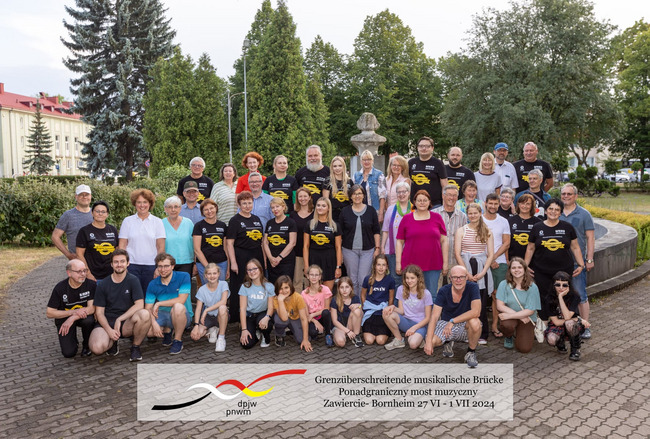 Die Chöre aus Zawiercie und Bornheim bildeten ein gutes Team
