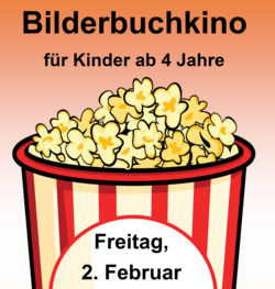 Bilderbuchkino am 2. Februar 2024 in der Stadtbücherei Bornheim