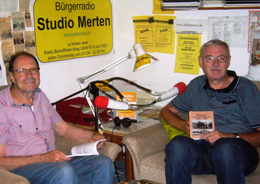 Willi Hermann (rechts) im Gespräch mit Moderator Otto Ganser