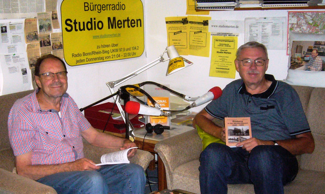 Willi Hermann (rechts) im Gespräch mit Moderator Otto Ganser