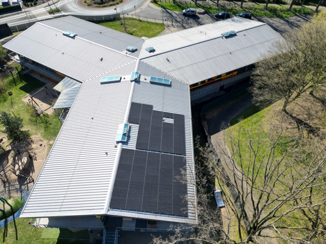 Photovoltaik-Anlage der Kita Rilkestraße