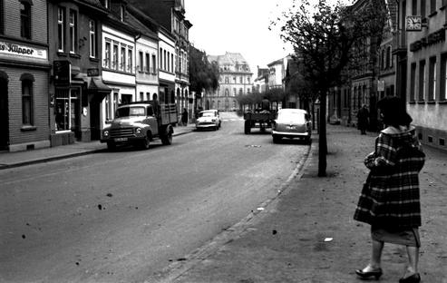 Die Königstraße im Jahr 1955 © Sepp Trümpener
