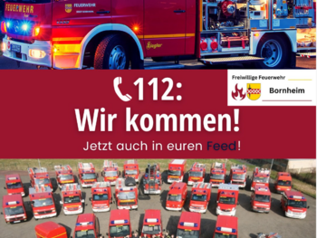 Freiwillige Feuerwehr der Stadt Bornheim postet ab sofort auf Social Media