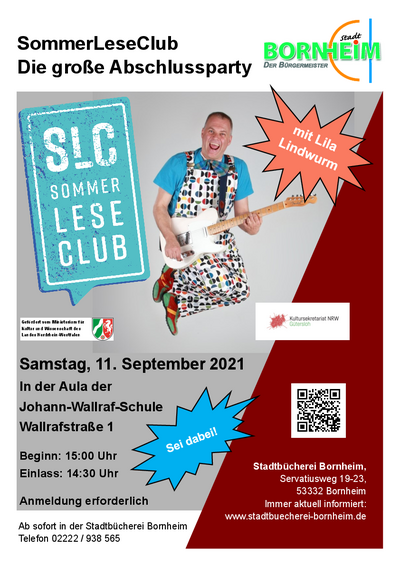 Plakat Abschlussveranstaltung Sommerleseclub