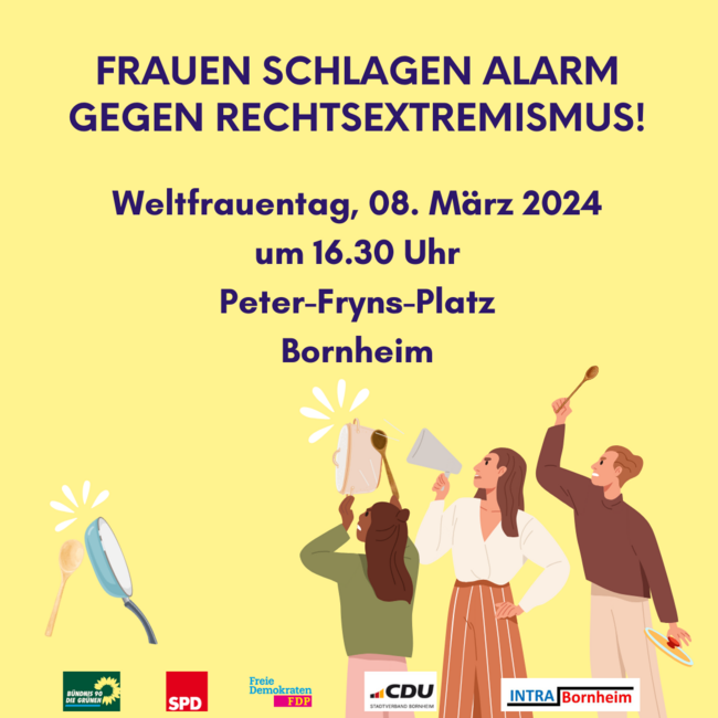 Plakat zum Weltfrauentag 2024