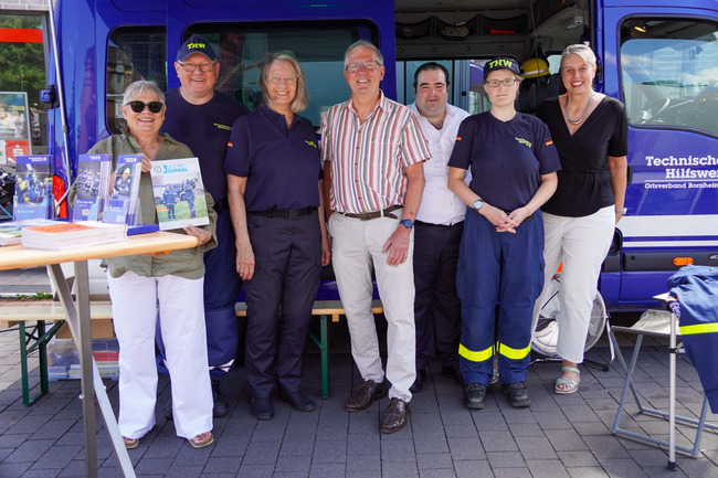 Das Team des Technischen Hilfswerk auf der Ehrenamtsbörse