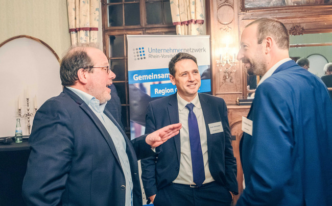 Der Neujahrsempfang bot Gelegenheit zum regen Austausch. Foto: Eric Bubacz