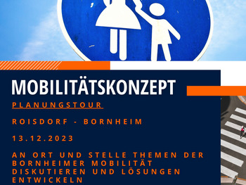 Plakat Mobilitätskonzept Planungstour Roisdorf – Bornheim